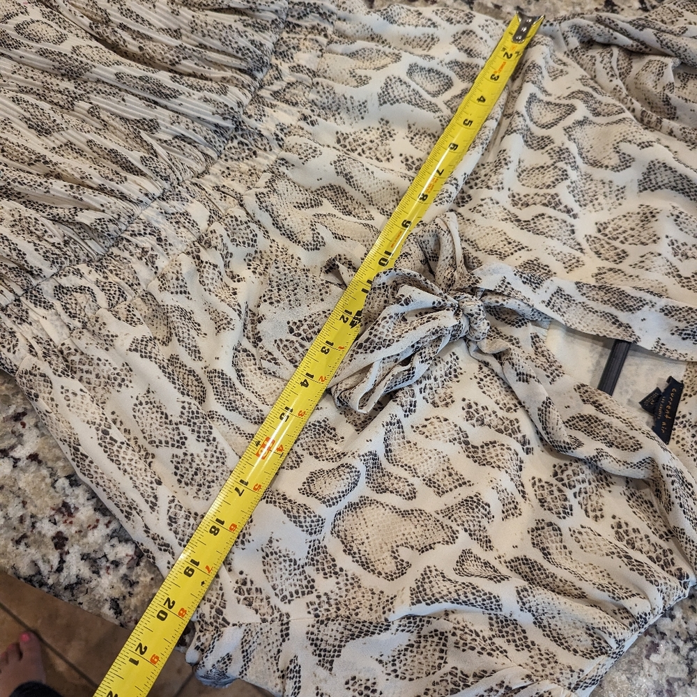 Current air snake print Olivia boho dress M - Picture 4 of 6